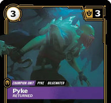 Riftbound - Carte Pyke, Revenant V.1 Rare Déchaînement FOIL FR