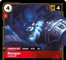 Riftbound - Carte Rengar, Invisible V.1 Rare Déchaînement FOIL FR - Riot Games