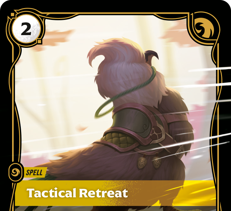 Riftbound - Carte Retraite tactique FOIL FR - Riot Games