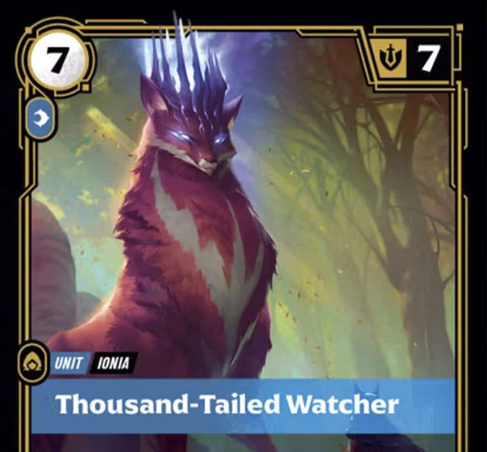 Riftbound - Carte Sentinelle aux mille queues Origines FOIL FR