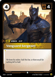 Riftbound - Carte Sergent du détachement Origines FR