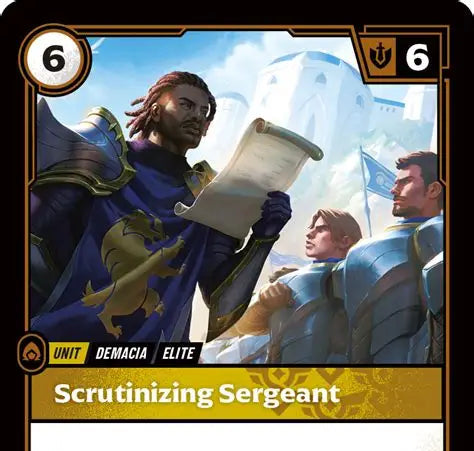 Riftbound - Carte Sergent minutieux Déchaînement FR - Riot Games
