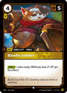Riftbound - Carte Soldat de Bandle Déchaînement FR - Riot Games