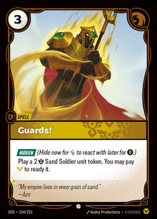 Riftbound - Carte Soldats ! Armes Spirituelles FR - Riot Games