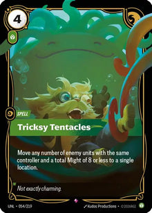 Riftbound - Carte Tentacules rusées Déchaînement FOIL FR - Riot Games