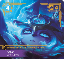 Riftbound - Carte Vex, Apathique V.2 Showcase Déchaînement FOIL FR - Riot Games