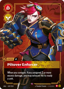 Riftbound - Carte Vi, Pacifieuse de Piltover V.1 Rare Déchaînement FOIL FR - Riot Games