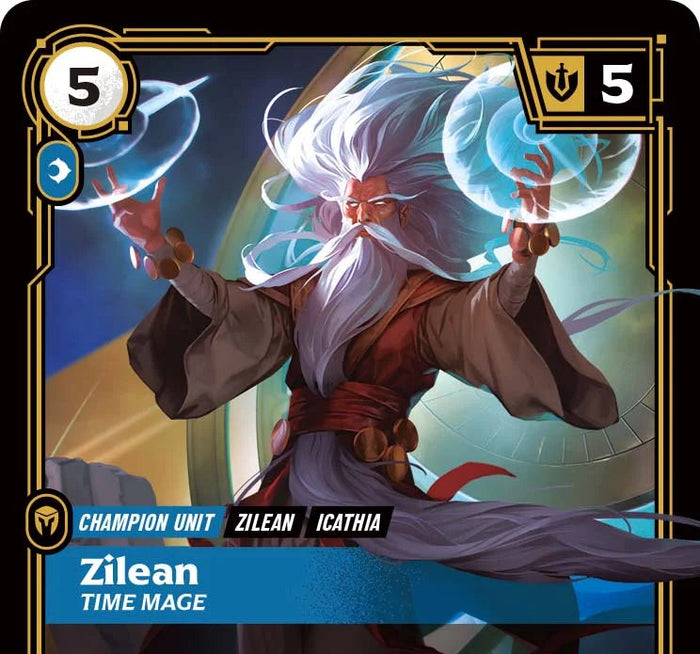 Riftbound - Carte Zilean, Mage temporel Déchaînement FOIL FR