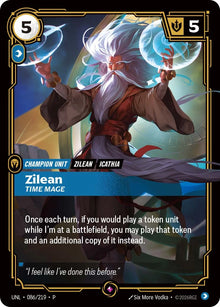 Riftbound - Carte Zilean, Mage temporel Déchaînement FOIL FR - Riot Games