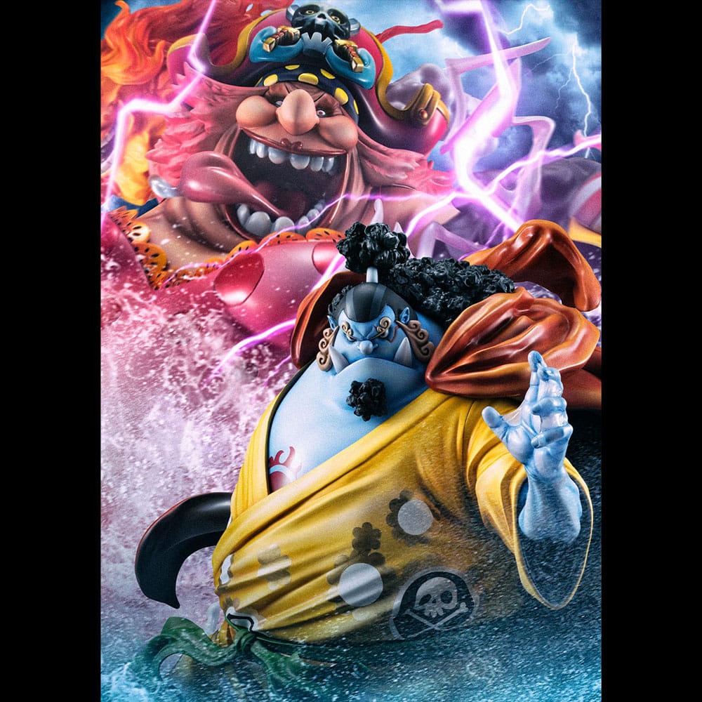 One Piece statuette PVC Portrait Of Pirates SA-MAXIMUM Knight of the Sea Jinbe Limited Reprint